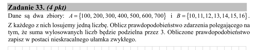 Zadanie 33 z arkusza CKE, maj 2018 (oryginał)