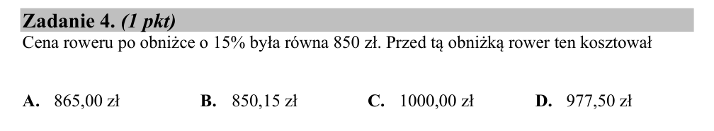 Zadanie 4 z arkusza CKE, maj 2018 (oryginał)