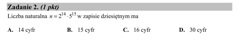 Zadanie 2 z arkusza CKE, maj 2019 (oryginał)