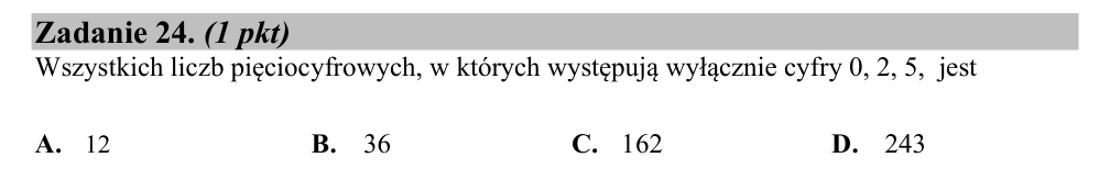 Zadanie 24 z arkusza CKE, maj 2019 (oryginał)