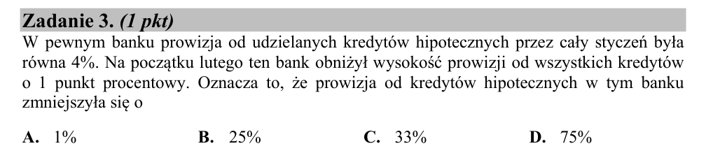 Zadanie 3 z arkusza CKE, maj 2019 (oryginał)