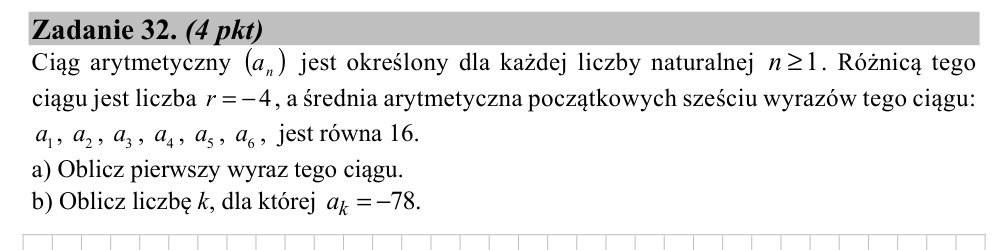 Zadanie 32 z arkusza CKE, maj 2019 (oryginał)