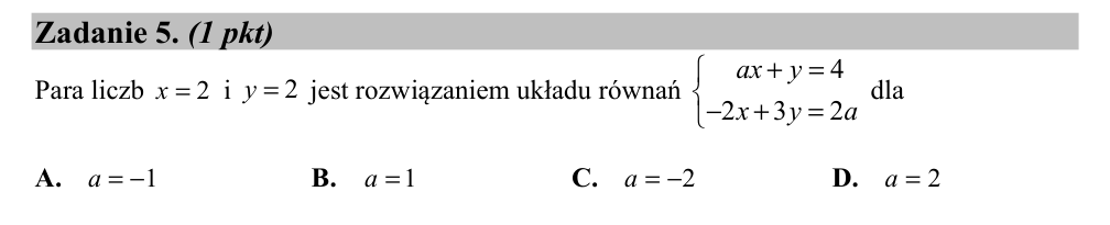 Zadanie 5 z arkusza CKE, maj 2019 (oryginał)