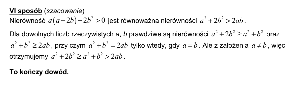 Przykładowe rozwiązanie CKE do zadania 28