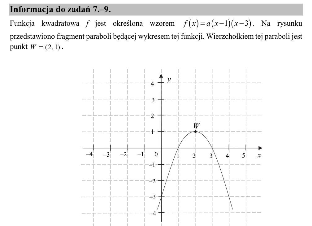Zadanie 8 z arkusza CKE, czerwiec 2020 (oryginał)